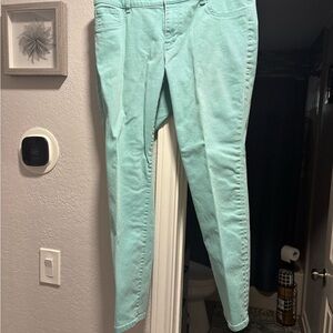 CAbi Light Green Jeans